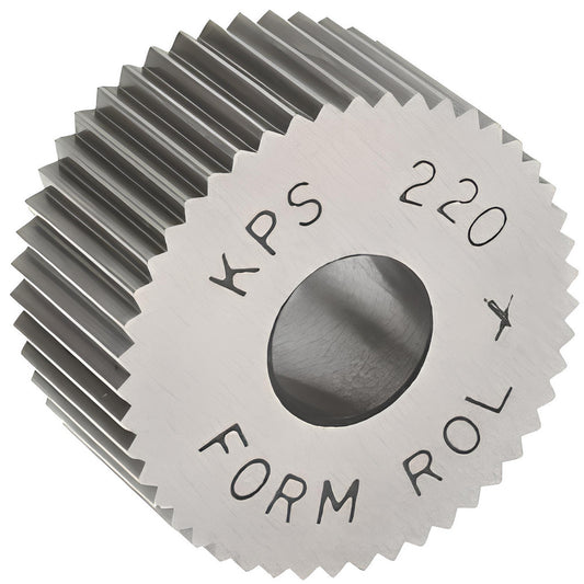 STAFFORD SPECIAL TOOLS KPSX220 Standard Knurl Wheel 3/4" Dia, 90 &deg Tooth Angle, 20 TPI, Straight, Cobalt