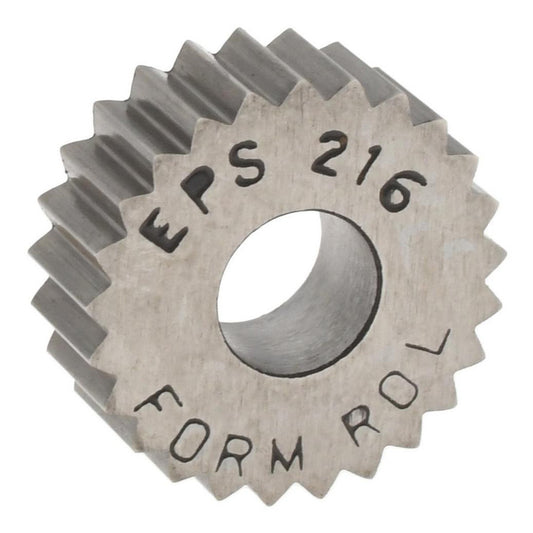 STAFFORD SPECIAL TOOLS EPS-216 Standard Knurl Wheel 1/2" Dia, 90 &deg Tooth Angle, 16 TPI, Straight, High Speed Steel
