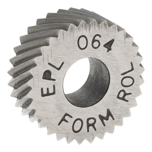 STAFFORD SPECIAL TOOLS EPL-064 Standard Knurl Wheel 1/2" Dia, 80 &deg Tooth Angle, Diagonal, High Speed Steel