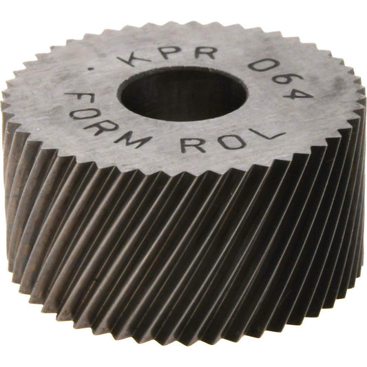STAFFORD SPECIAL TOOLS KPR-064 Standard Knurl Wheel 3/4" Dia, 80 &deg Tooth Angle, Diagonal, High Speed Steel