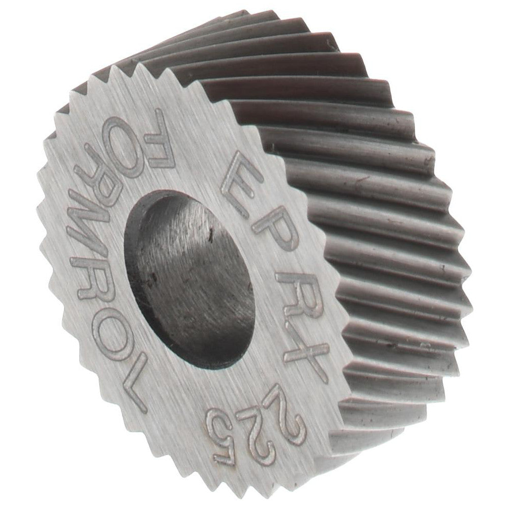 STAFFORD SPECIAL TOOLS EPRX225 Standard Knurl Wheel 1/2" Dia, 90 &deg Tooth Angle, 25 TPI, Diagonal, Cobalt