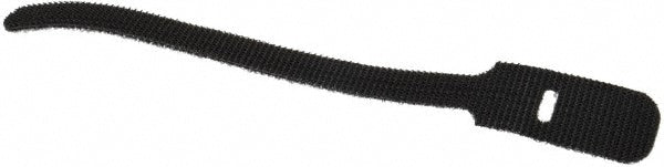 SpeedTech SW.75X6BK Cable Tie 6" Long, Black, Nylon & Polyethylene, Hook & Loop Strap