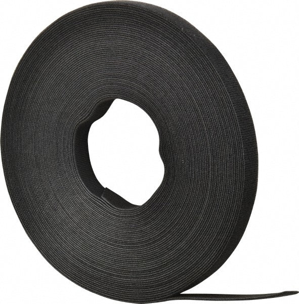 SpeedTech SWRL.75X25BK Cable Tie 75" Long, Black, Nylon & Polyethylene, Hook & Loop Strap