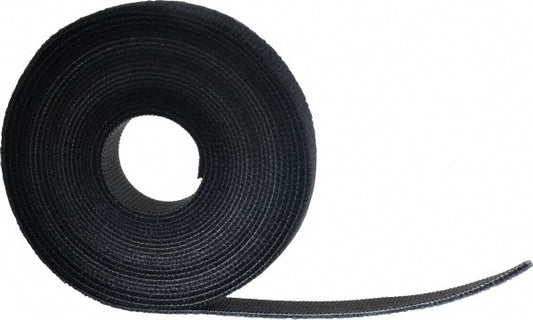 SpeedTech SWR.75X5BK Cable Tie 15" Long, Black, Nylon & Polyethylene, Hook & Loop Strap