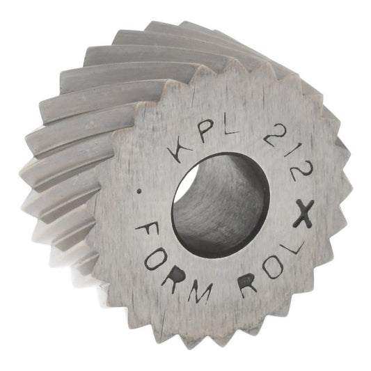 STAFFORD SPECIAL TOOLS KPLX212 Standard Knurl Wheel 3/4" Dia, 90 &deg Tooth Angle, 12 TPI, Diagonal, Cobalt