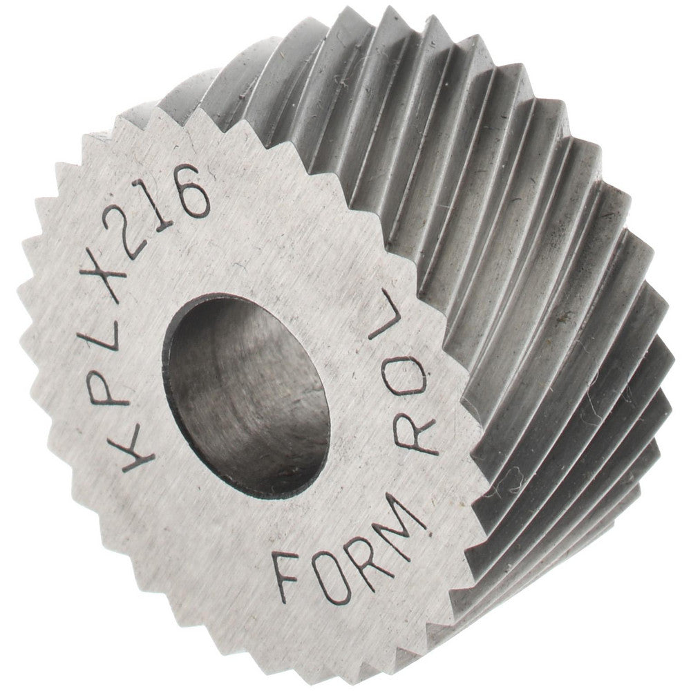 STAFFORD SPECIAL TOOLS KPLX216 Standard Knurl Wheel 3/4" Dia, 90 &deg Tooth Angle, 16 TPI, Diagonal, Cobalt