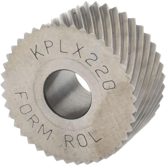 STAFFORD SPECIAL TOOLS KPLX220 Standard Knurl Wheel 3/4" Dia, 90 &deg Tooth Angle, 20 TPI, Diagonal, Cobalt