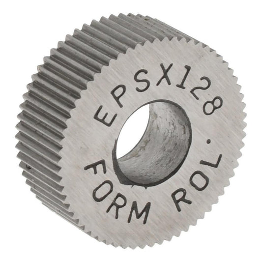 STAFFORD SPECIAL TOOLS EPSX128 Standard Knurl Wheel 1/2" Dia, 80 &deg Tooth Angle, Straight, Cobalt