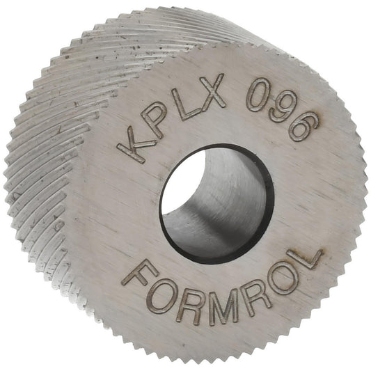 STAFFORD SPECIAL TOOLS KPLX096 Standard Knurl Wheel 3/4" Dia, 80 &deg Tooth Angle, Diagonal, Cobalt