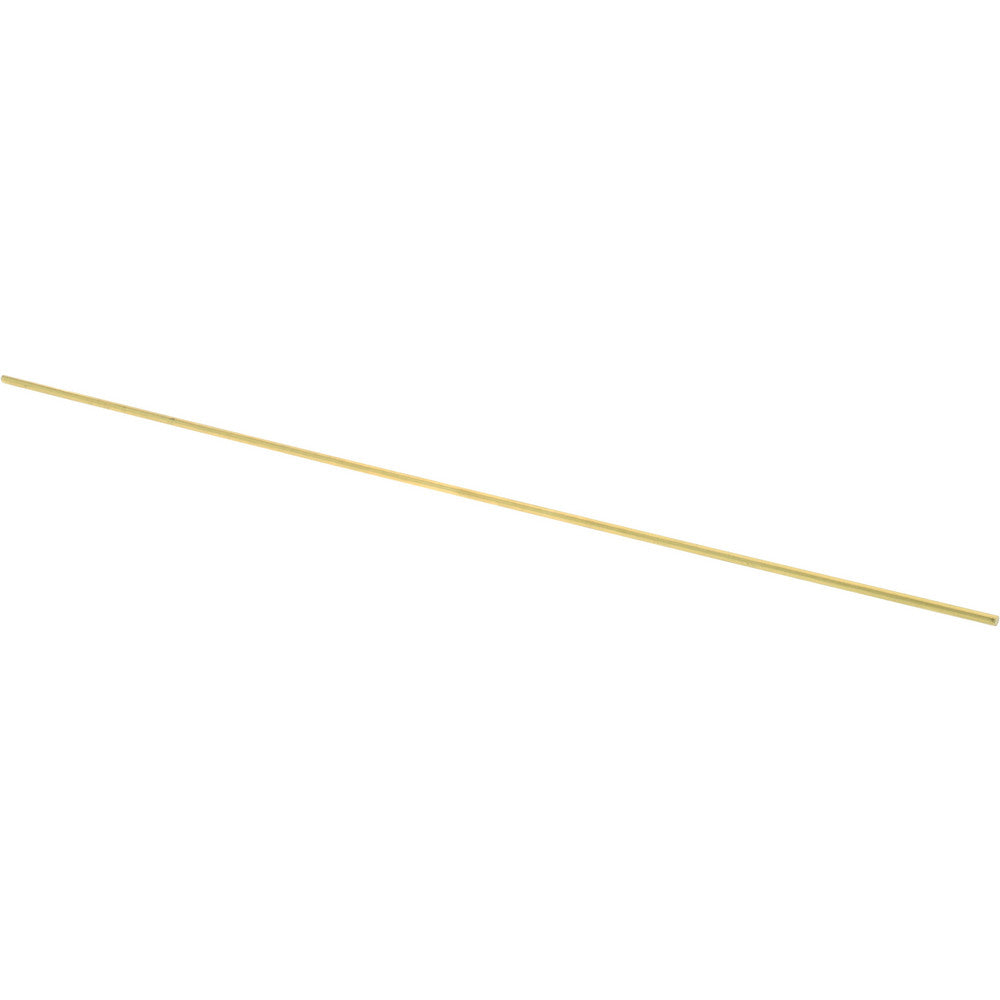 Select 8163 Brass Round Rod 3/32" Dia, 12" Long, Alloy 260