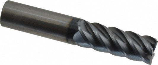 Kyocera SGS Precision Tools 32579 Corner Radius End Mill 5/8" Dia, 1-5/8" LOC, 0.03" Radius, 5 Flutes, Solid Carbide