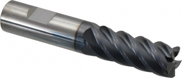Kyocera SGS Precision Tools 32580 Corner Radius End Mill 5/8" Dia, 1-5/8" LOC, 0.03" Radius, 5 Flutes, Solid Carbide