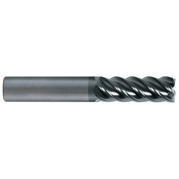 Kyocera SGS Precision Tools 32676 Square End Mill 3/8" Dia, 1/2" LOC, 5 Flute, Solid Carbide