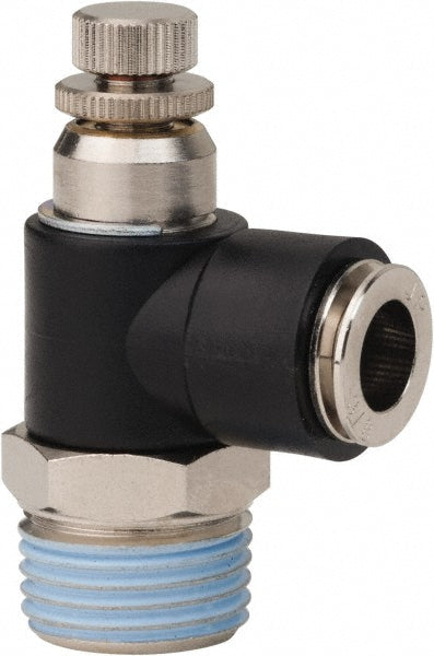 Pro-Source 4827101415PRO Air Flow Control Valve Right Angle, 3/8" Tube OD
