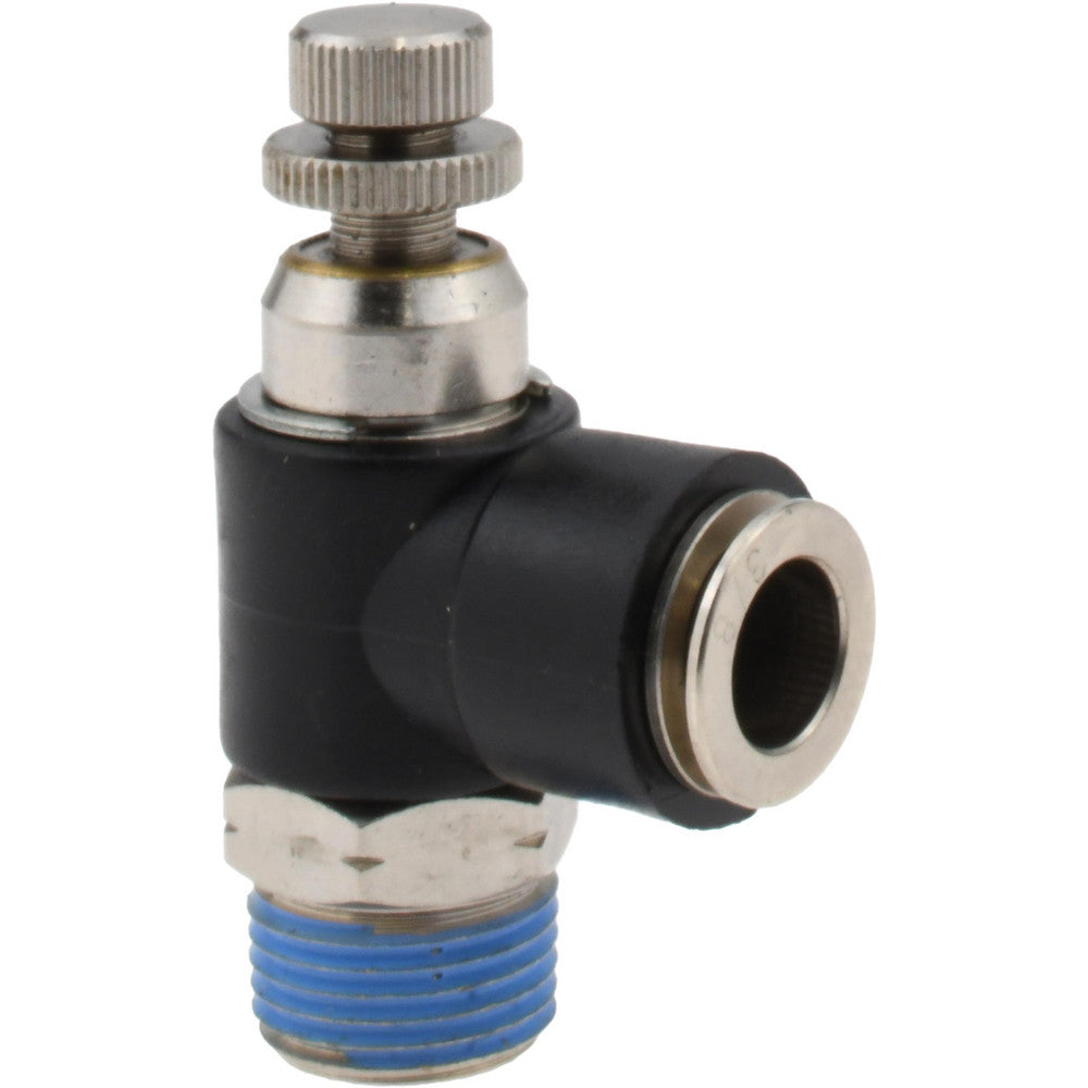 Pro-Source 4827101215PRO Air Flow Control Valve Right Angle, 3/8" Tube OD