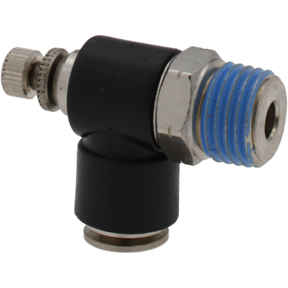 Pro-Source 4827100615PRO Air Flow Control Valve Right Angle, 1/4" Tube OD