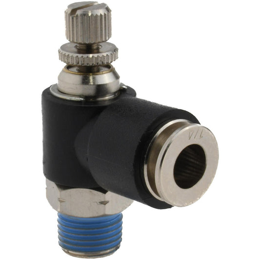 Pro-Source 4827100315PRO Air Flow Control Valve Right Angle, 1/4" Tube OD