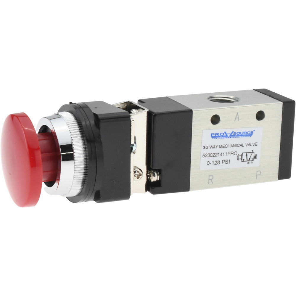 Pro-Source 5230221411PRO Manually Operated Valve Manual Mechanical, Palm Button & Spring Actuated