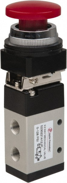 Pro-Source 5230221412PRO Manually Operated Valve Manual Mechanical, Palm Button & Spring Actuated
