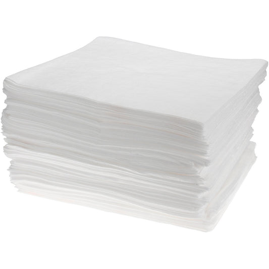 PRO-SAFE P100 Sorbent Pad Oil Only Use, 15" Wide, 19" Long, 33 gal, White