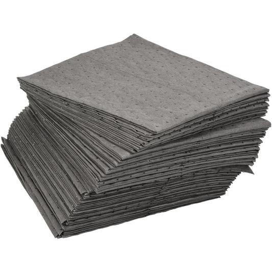 PRO-SAFE UQ100FF150BOX Sorbent Pad Universal Use, 15" Wide, 17" Long, 39 gal