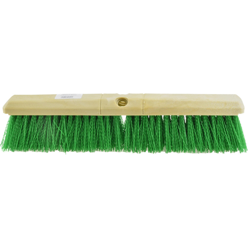 Pro-Source 78277571 Push Broom 18" Wide, Polypropylene Bristle