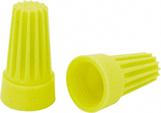 Ideal WT4-1 Standard Twist-On Wire Connector Yellow, Flame-Retardant, 2 AWG