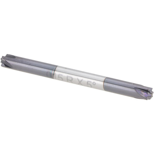 Harvey Tool 67615-C3 Corner Rounding End Mill 1/64" Radius, 1/8" Dia, 4 Flutes, Solid Carbide