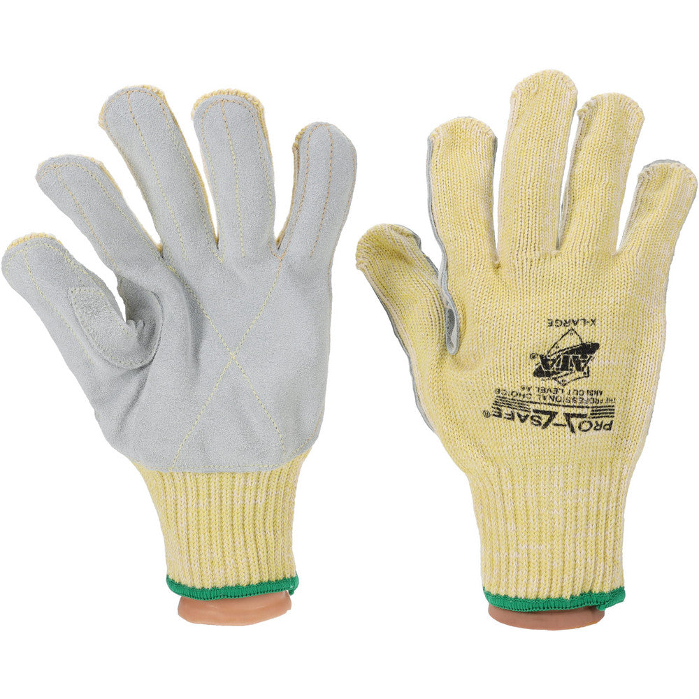 PRO-SAFE GLA-A7-XL Cut-Resistant & Puncture-Resistant Gloves PRO-SAFE Size X-Large, ANSI Cut A5, ANSI Puncture 3, Leather