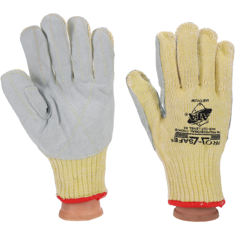 PRO-SAFE GLA-A7-M Cut-Resistant & Puncture-Resistant Gloves PRO-SAFE Size Medium, ANSI Cut A5, ANSI Puncture 3, Leather