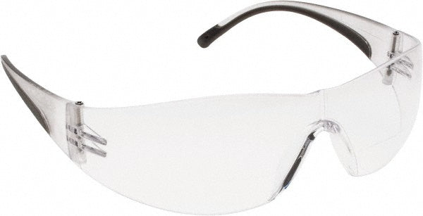 PIP 250-27-0015 Magnifying Safety Glasses 1.50, Clear Lenses, Scratch-Resistant, ANSI Z87.1+