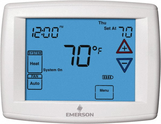 White-Rodgers 1F97-1277 45 to 99&degF, 1 Heat, 1 Cool, Programmable Touchscreen Thermostat