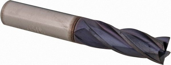 Guhring 9031530095200 Corner Chamfer End Mill 3/8" Dia, 1" LOC, 4 Flute, Solid Carbide