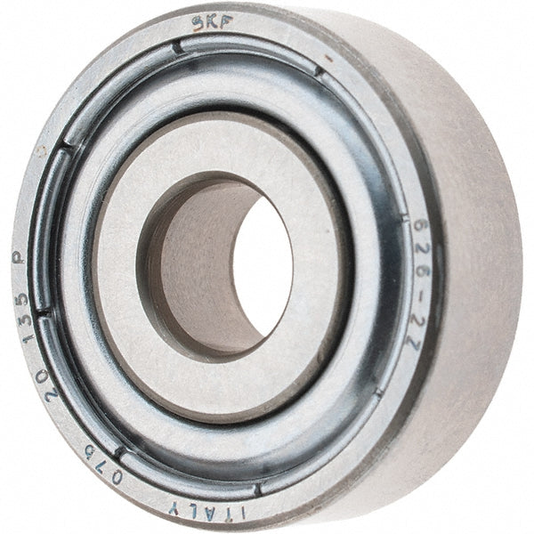 SKF 626-2Z Deep Groove Ball Bearing 19 mm OD, 0.2362" Wide, Double Shield