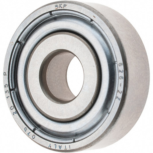 SKF 626-2Z Deep Groove Ball Bearing 19 mm OD, 0.2362" Wide, Double Shield