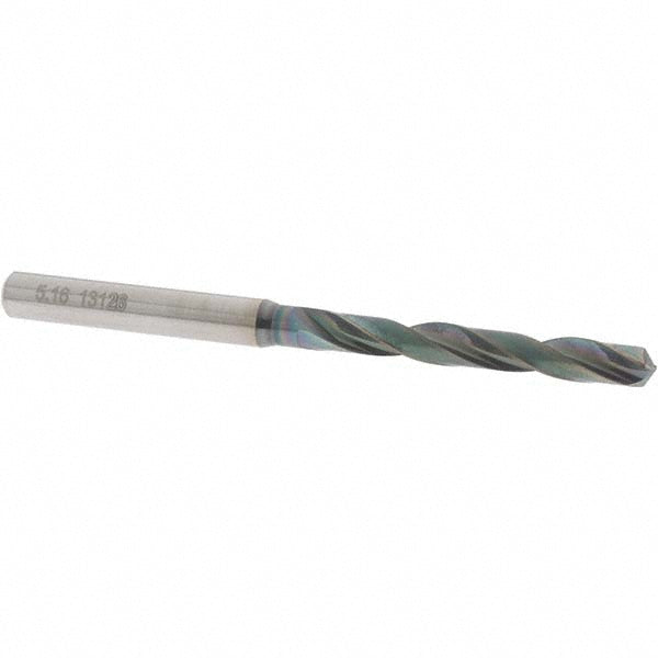 OSG HP245-2031 Jobber Length Drill Bit 13/64" (0.2031) Dia, 140 deg, Solid Carbide