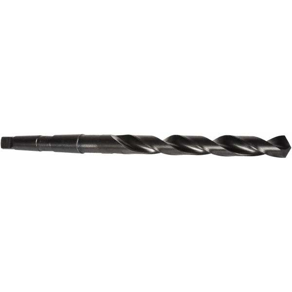 Precision Twist Drill 6000998 Taper Shank Drill Bit 0.5" Dia, 2MT, 118 &deg, High Speed Steel