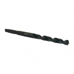 Precision Twist Drill 5999934 Taper Shank Drill Bit 0.5" Dia, 1MT, 118 &deg, High Speed Steel