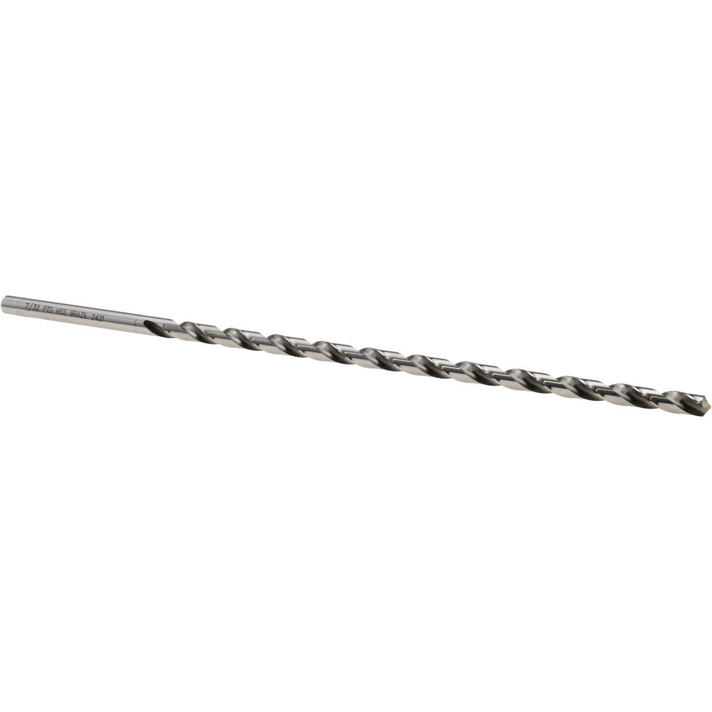 Precision Twist Drill 6000137 Extra Length Drill Bit 0.2188" Dia, 118 &deg Point, High Speed Steel
