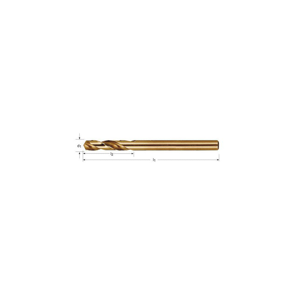 Precision Twist Drill 6000044 Jobber Length Drill Bit #52, 135 &deg, Cobalt