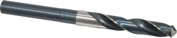 Precision Twist Drill 5999986 Reduced Shank Drill Bit 35/64'' Dia, 1/2'' Shank Dia, 118 °, High Speed Steel