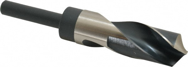 Precision Twist Drill 5999941 Reduced Shank Drill Bit 1-9/64'' Dia, 1/2'' Shank Dia, 118 °, High Speed Steel