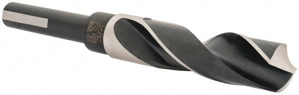 Precision Twist Drill 5999655 Reduced Shank Drill Bit 25/32'' Dia, 1/2'' Shank Dia, 118 °, High Speed Steel