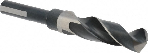 Precision Twist Drill 6000023 Reduced Shank Drill Bit 51/64'' Dia, 1/2'' Shank Dia, 118 °, High Speed Steel