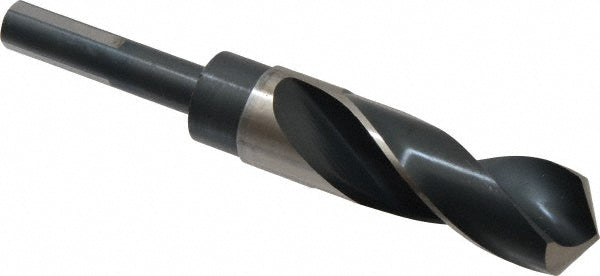 Precision Twist Drill 5999538 Reduced Shank Drill Bit 1'' Dia, 1/2'' Shank Dia, 118 °, High Speed Steel