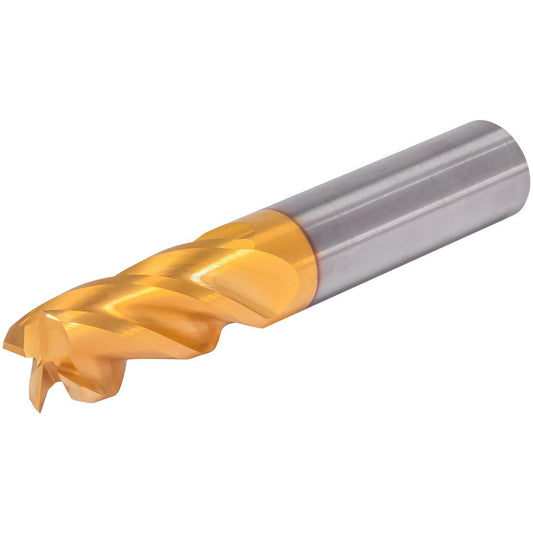 Kennametal 7301265 Square End Mill 1/4" Dia, 1" LOC, 4 Flute, Solid Carbide
