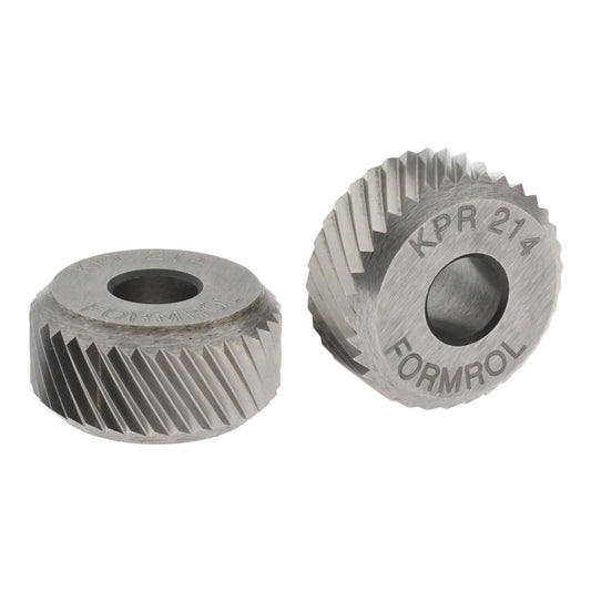 STAFFORD SPECIAL TOOLS KD KP14 3/8" Face Width, 3/4" Dia, High Speed Steel Knurl Wheel Set
