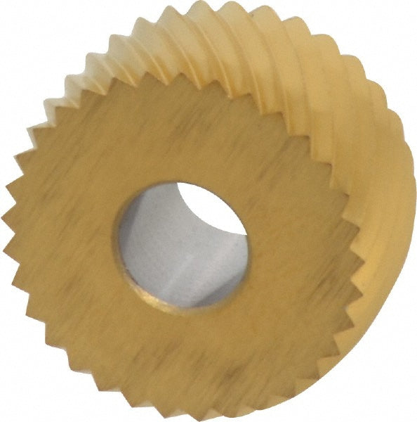 Accu-Trak Tool Corp KPLV216 Convex Knurl Wheel 3/4" Dia, 90 &deg Tooth Angle, 16 TPI, Diagonal, Cobalt