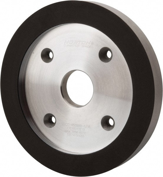 Norton 69014191665 Tool & Cutting Grinding Wheel 6" Dia, 220 Grit, R Hardness, Type 6