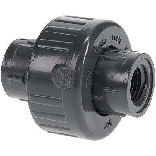 Value Collection 898-002 1/4" PVC Plastic Pipe Union with EPDM O-Ring